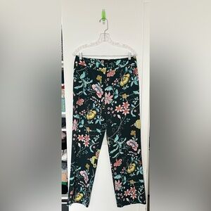 LOFT Floral Patterned Garment in Green and Multicolor